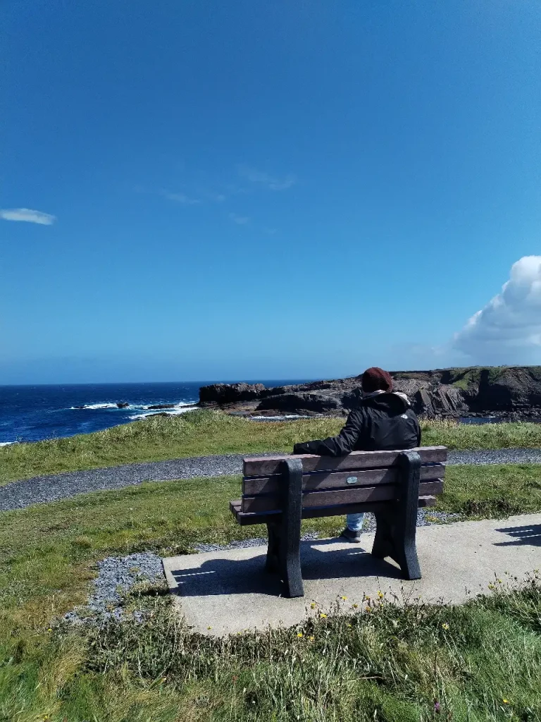 Panorama scogliere Kilkee Cliffs in County Clare Irlanda